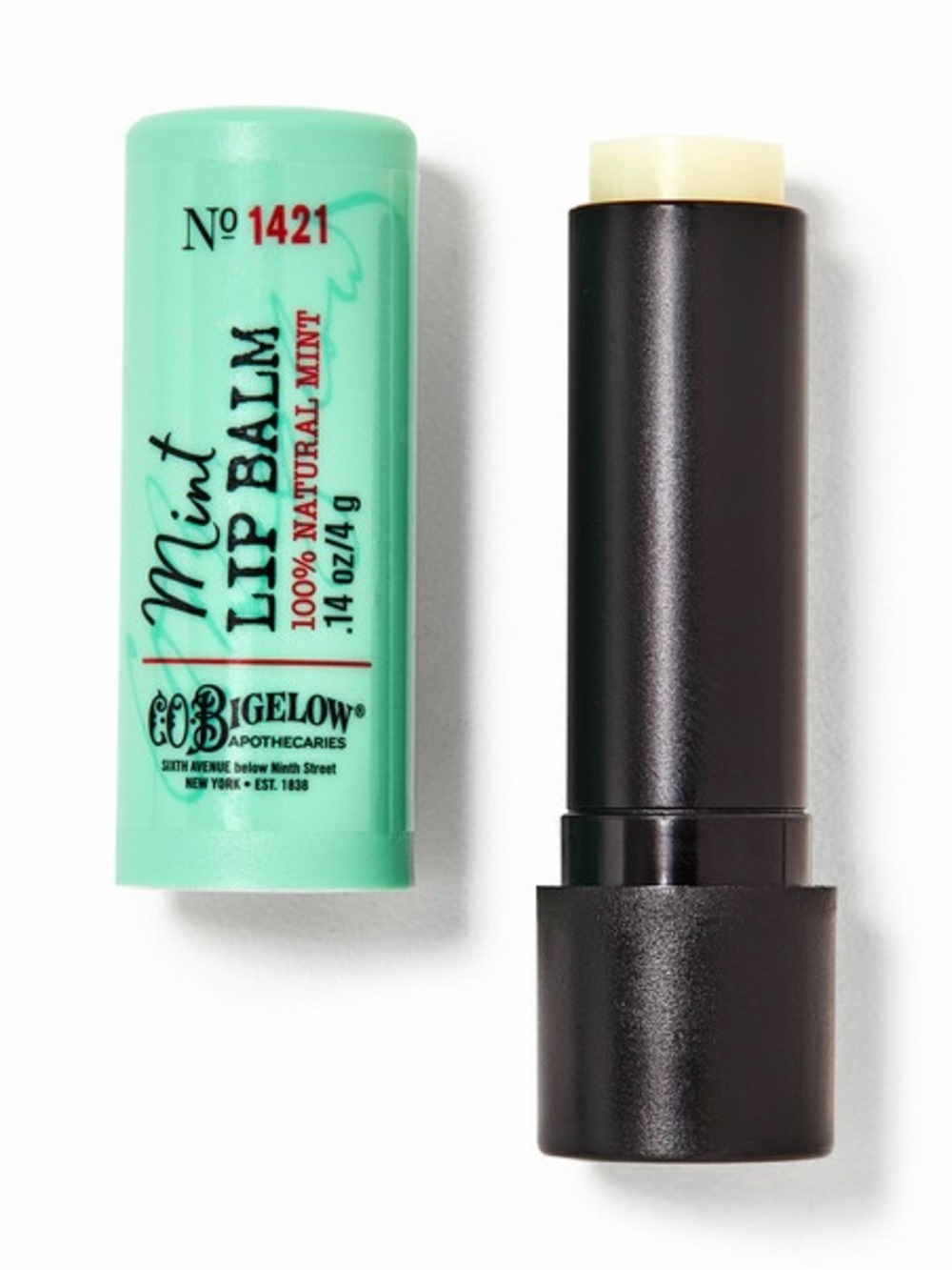 Bath & Body Works C.O. Bigelow Mint Lip Balm No 1421 NWT Hydrating